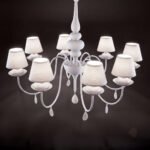 Pakabinamas šviestuvas BLANCHE SP6 baltos spalvos - Image 2