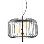 Pakabinamas šviestuvas DAREN Oval 3 BK