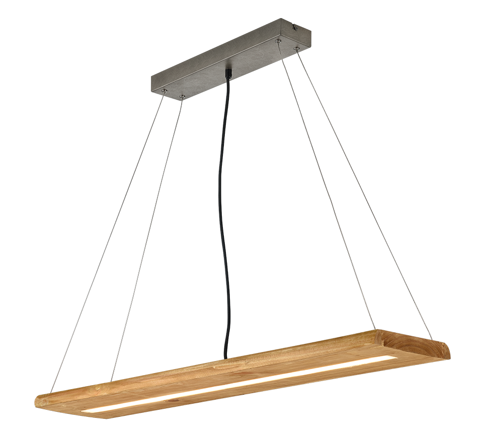 323710130 Pakabinamas modernus LED šviestuvas BRAD WOOD - Image 1