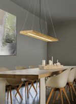 Pakabinamas modernus LED šviestuvas BRAD WOOD - Image 2