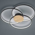 Lubinis LED juodas šviestuvas SEDONA
