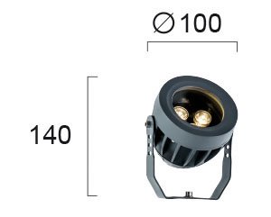 4205000 Lauko LED prožektorius ERMIS 4W 4205000 - Image 4