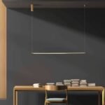 Pakabinamas LED šviestuvas 19W 20120 aukso spalvos