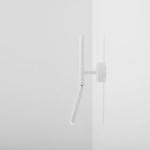 Sieninis šviestuvas STICK baltos spalvos - Image 3