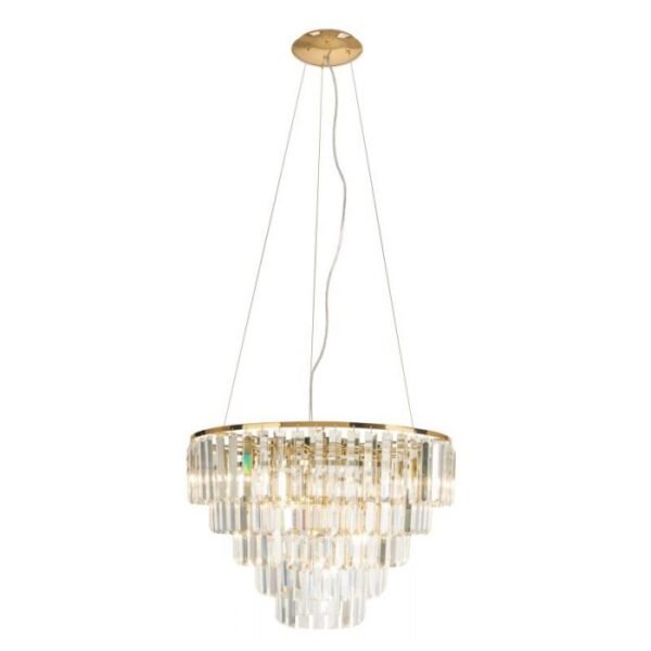 Pakabinamas šviestuvas MONACO auksinis 60cm