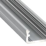 Profilis aliuminis anoduotas LED juostoms paviršinis, A, 1m