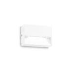 Sieninis lauko LED šviestuvas DEDRA 3W IP65 baltos spalvos