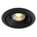Įmontuojamas LED šviestuvas YIN 9W 3000K IP20 juodos spalvos