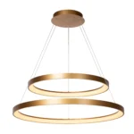 Pakabinamas LED šviestuvas VIDAL 92W D78 aukso spalvos / dimeriuojamas