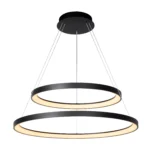 Pakabinamas LED šviestuvas VIDAL 92W D78 juodos spalvos / dimeriuojamas
