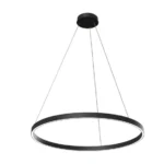 Pakabinamas LED šviestuvas RIM 51W 3000K D80 juodos spalvos