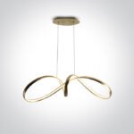 Pakabinamas LED šviestuvas 63062/BS 36W 3000K D87 žalvario spalvos