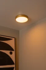 Lubinis LED šviestuvas UNAR 18W 2700K D30 aukso spalvos / dimeriuojamas - Image 2