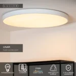 Lubinis LED šviestuvas UNAR 80W 2700K D80 baltos spalvos / dimeriuojamas - Image 2