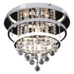 Lubinis LED šviestuvas PALLAS 32W 4000K D40 chromo spalvos