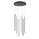 Pakabinamas LED šviestuvas GENIUS 68W SO.GENIUS/8-NERO juodos spalvos / dimeriuojamas