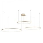 Pakabinamas LED šviestuvas SOEL 3 103W SO.SOEL/3-ORO aukso spalvos / dimeriuojamas