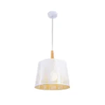 Pakabinamas šviestuvas LANTERN D35 baltos spalvos