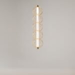 Pakabinamas LED šviestuvas GOLDEN CAGE 17W D13,9 aukso spalvos - Image 3