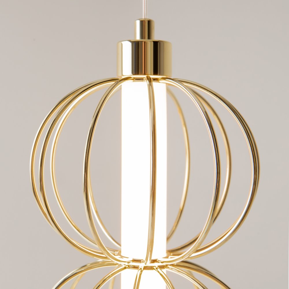PHOTO_element2_MOD216PL_L10G3K_w_low Pakabinamas LED šviestuvas GOLDEN CAGE 17W D13,9 aukso spalvos - Image 5