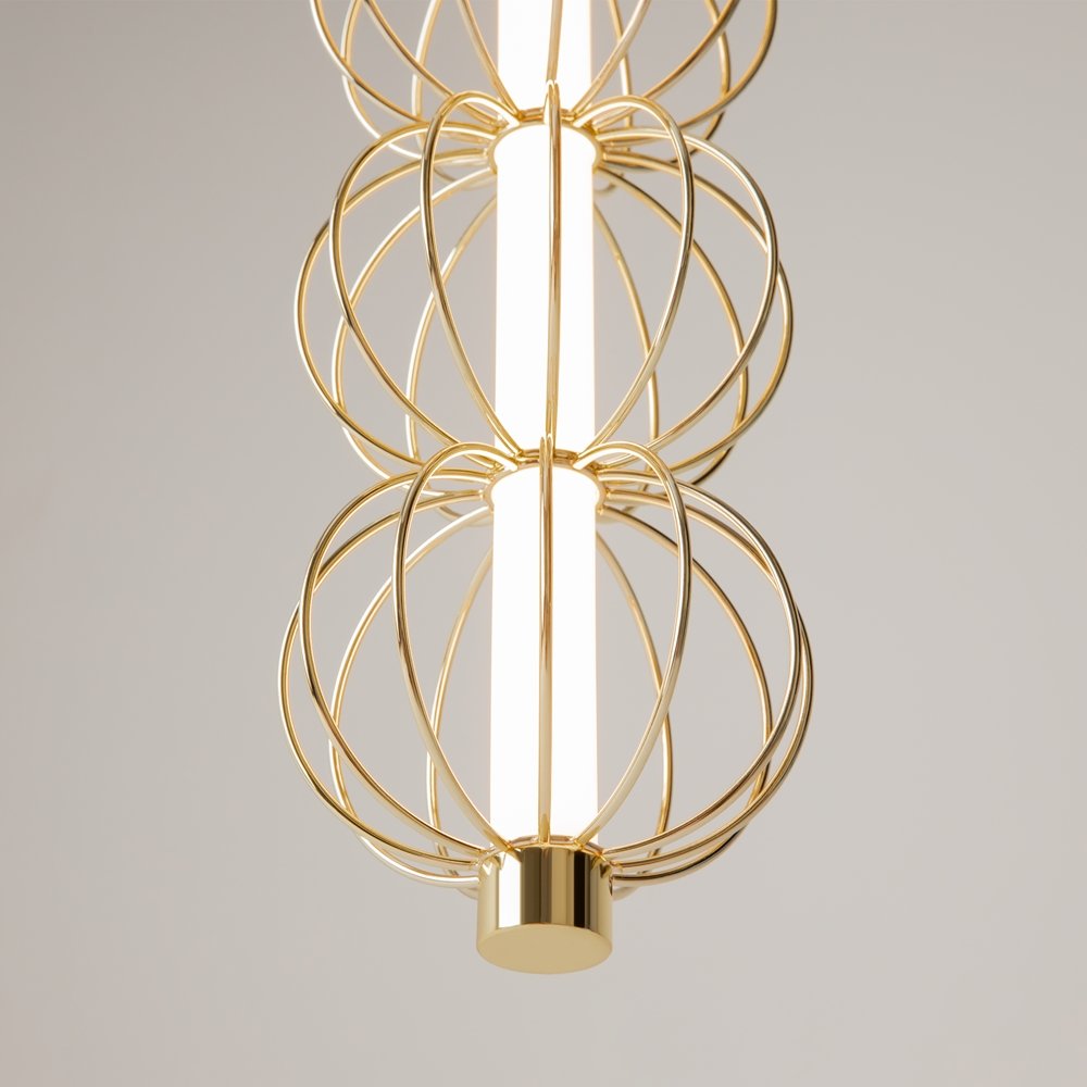 PHOTO_element_MOD216PL_L10G3K_w_low Pakabinamas LED šviestuvas GOLDEN CAGE 17W D13,9 aukso spalvos - Image 4