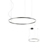 Pakabinamas LED šviestuvas ORBIT 55W D80 juodos spalvos
