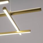 Pakabinamas LED šviestuvas RADIANCE 80W aukso spalvos - Image 4