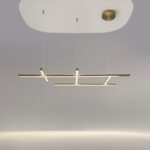 Pakabinamas LED šviestuvas RADIANCE 80W aukso spalvos - Image 3
