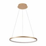 Pakabinamas LED šviestuvas VINOLA 48W aukso spalvos