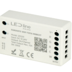 LED juostų valdiklis RGB+CCT, 12/24Vdc, 15A, valdomas RF, Wi-Fi, TUYA