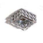 Įmontuojamas šviestuvas ESTER-2 square chromo spalvos