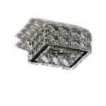 Įmontuojamas šviestuvas ESTER-2 square juodos spalvos
