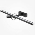 Sieninis LED šviestuvas WALL 14W 3000K juodos spalvos 7554 - Image 3