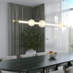 Pakabinamas LED šviestuvas BORA 29W juodos spalvos