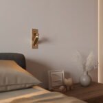 Sieninis LED šviestuvas LIBRA 3W žalvario spalvos