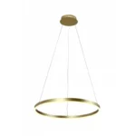 Pakabinamas LED šviestuvas 22W aukso spalvos 19033