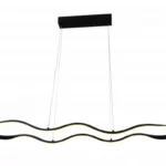 Pakabinamas LED šviestuvas 24W juodos spalvos 19045