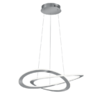 Pakabinamas LED šviestuvas OAKLAND 52W nikelio spalvos