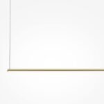 Pakabinamas LED šviestuvas HALO 16W 2600K-3500K žalvario spalvos - Image 3