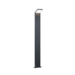 Pastatomas LED lauko šviestuvas PEARL H-100 su judesio davikliu antracito spalvos