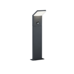 Pastatomas LED lauko šviestuvas PEARL H-50 su judesio davikliu antracito spalvos