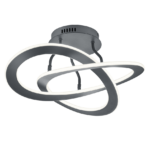 Lubinis LED šviestuvas OAKLAND 40W antracito spalvos