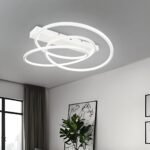 Lubinis LED šviestuvas DARVIN 34W baltos spalvos