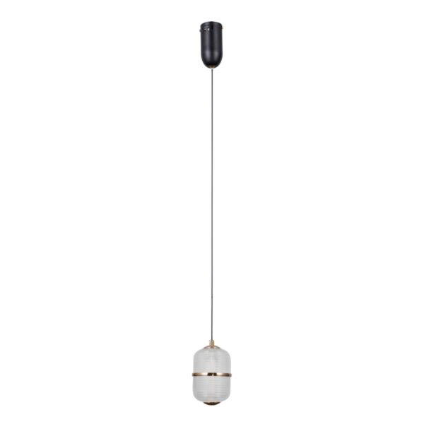 Pakabinamas LED šviestuvas ALANI juodos/aukso spalvos