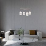 Pakabinamas LED šviestuvas ALANI 24W aukso spalvos - Image 3