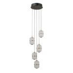 Pakabinamas LED šviestuvas ALANI 28W juodos/aukso spalvos