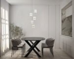 Pakabinamas LED šviestuvas ALANI 28W aukso spalvos - Image 3