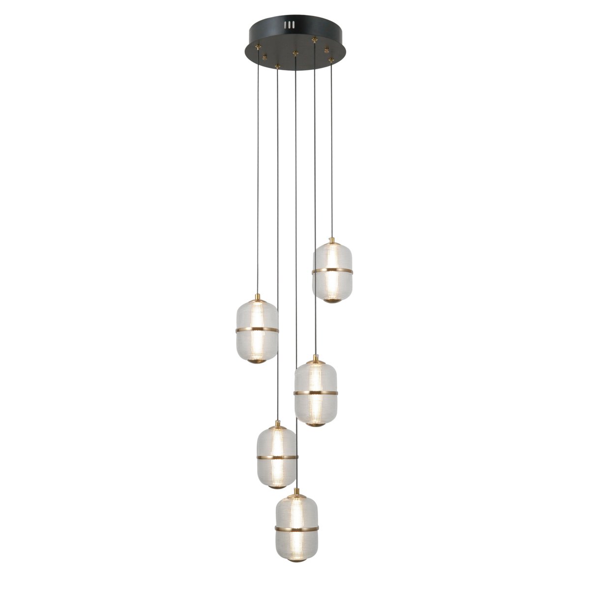 PND-34375-5-BK_x1 Pakabinamas LED šviestuvas ALANI 28W juodos/aukso spalvos - Image 4