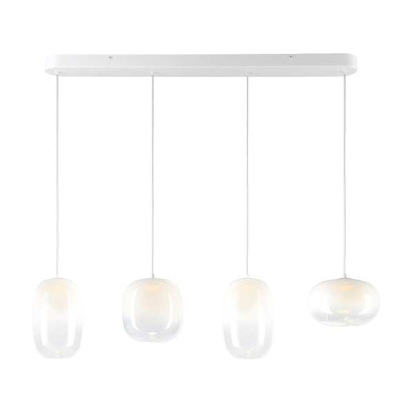 Pakabinamas LED šviestuvas VASO baltos spalvos