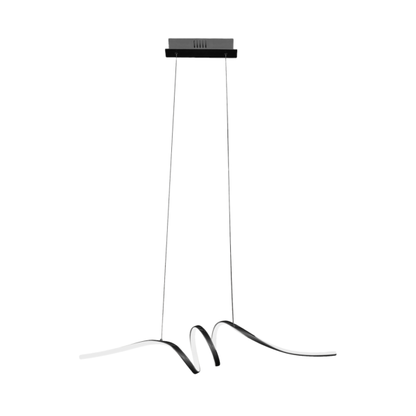 Pakabinamas LED šviestuvas LOOP 28W juodos spalvos